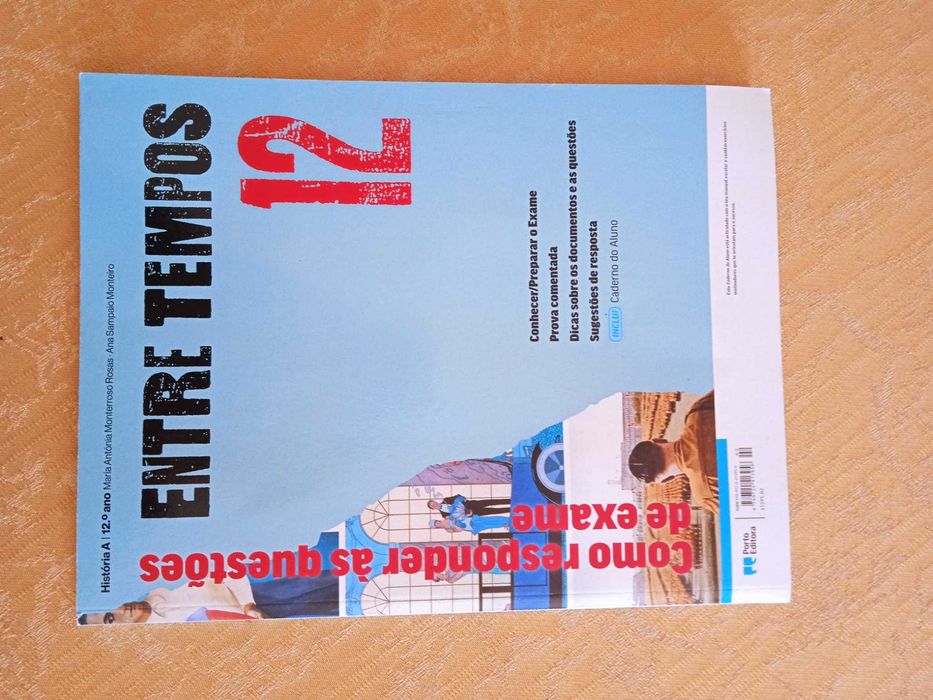 Caderno  - Entre Tempos - História A - 12.º ano (NOVO)