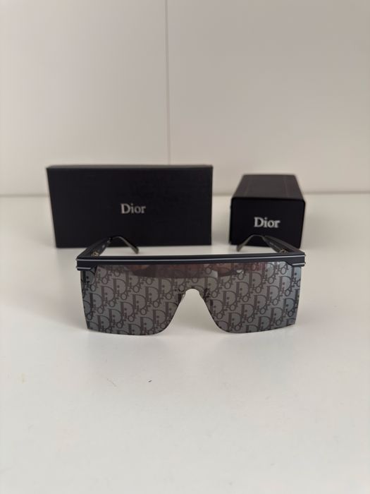 Okulary Dior maska monogram + etui