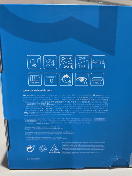 Tablet Alcatel com teclado64283764793475122