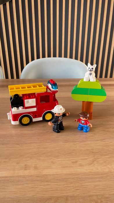 Lego Duplo Straż 10901 + Policyjny motocykl 10900 + ekstra klocki