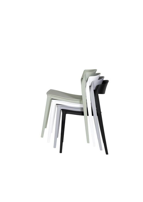 Cadeiras pvc cinza