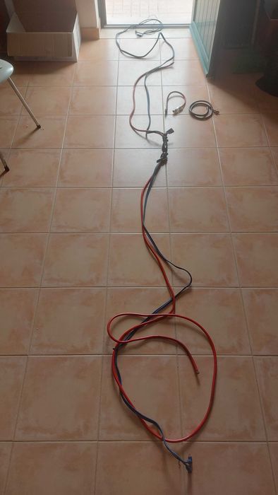 Kit cabos Som Carro Amplificador