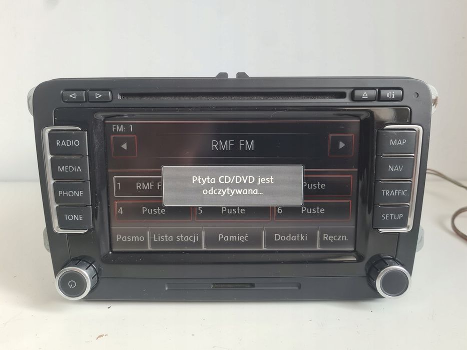 Radio nawigacja Rns510 vw golf v vi passat b6 b7 touran jetta t5 PL