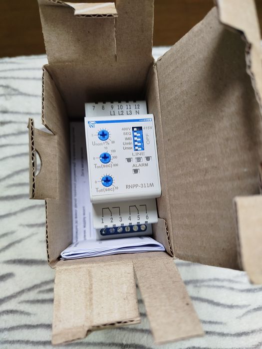 Релє напруги трьохфазне Novatek  RNPP-311 M