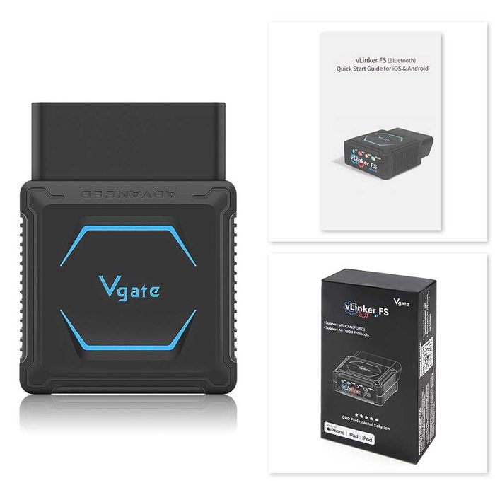 Tester OBD Vgate vLinker FS Android/IOS MFI Ford FORScan MS CAN