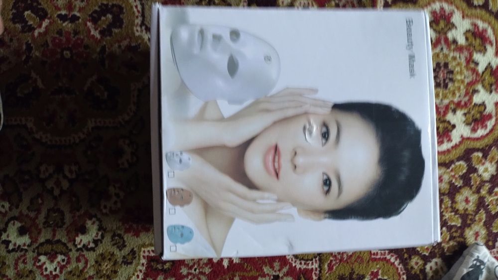 Maska LED na twarz 7kolor zmarszczki trądzik przebarwienia NOWA+gratis