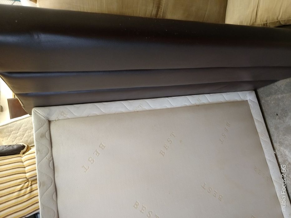 Cama de casal 160x2metros com colxao