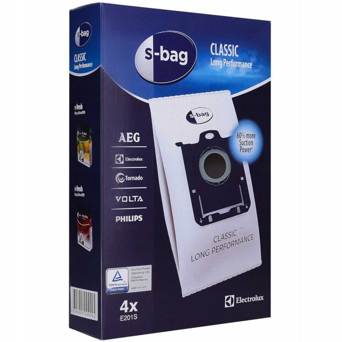 Мешки пылесборники для пылесоса Philips 4шт FC8021/03 Electrolux S-Bag