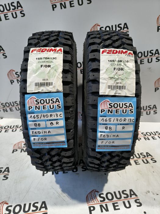 2 pneus Nortenha 165-70R13C  Oferta dos Portes