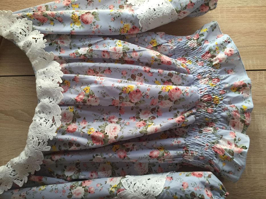 Bluzka damska w kwiaty moda damska