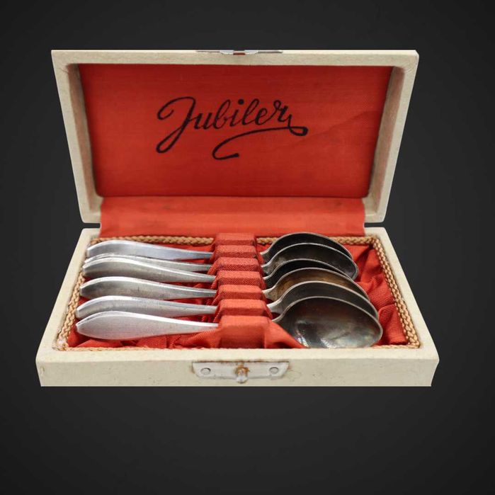 Małe łyżeczki plater Jubiler PRL  B5/010477