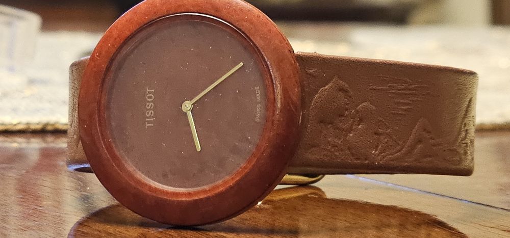 Tissot Wood Watch Genuine