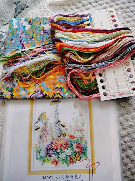 Komplet do haftu nowy