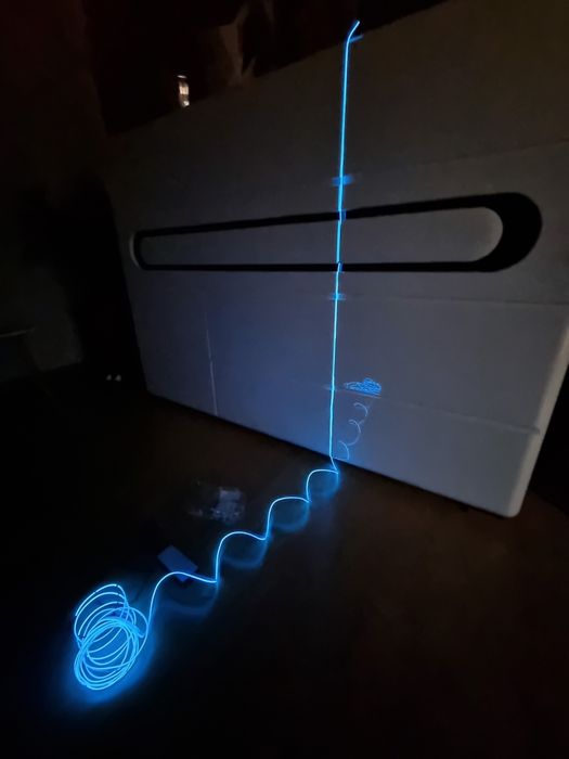 Neon led ambient light niebieski 5 metrów USB