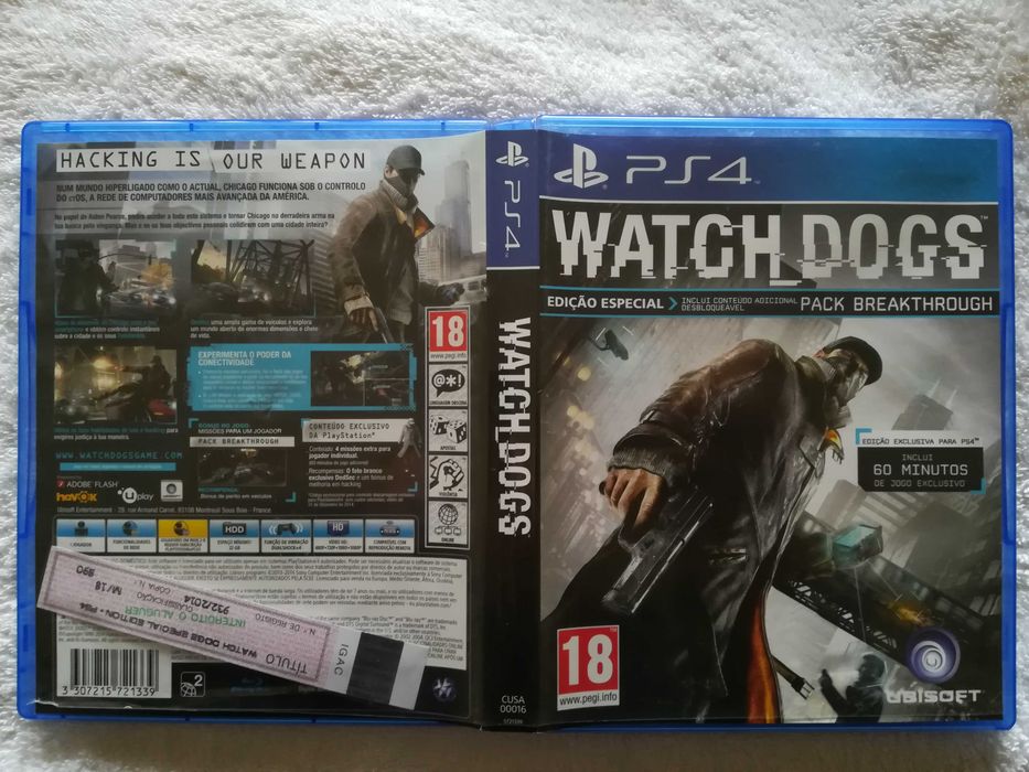 Jogo Watchdogs PS4