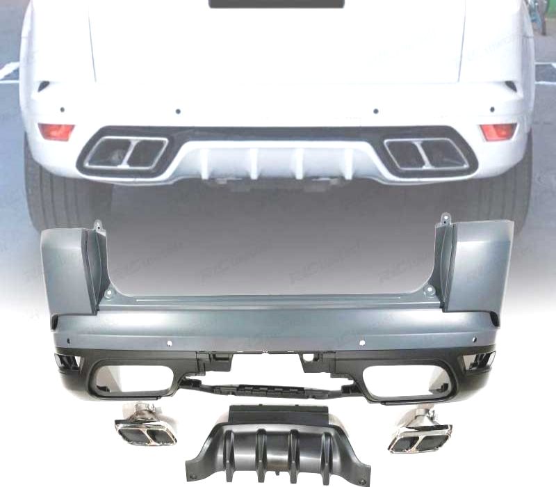 PARA-CHOQUES TRASEIRO RANGE ROVER SPORT L494 18- LOOK SVR