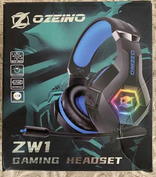 Игровые наушники гарнитура для геймера OZEINO ZW1
