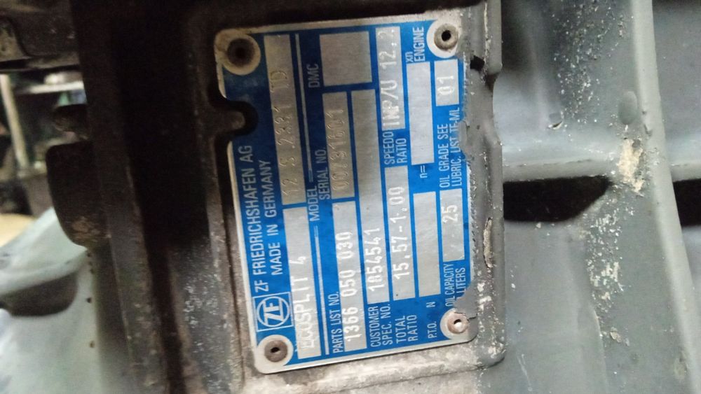 Коробка передач zf 16s2330 12s2331 12s2333 кпп: 2 000