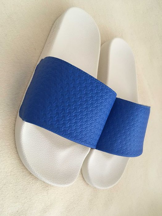 Adidas, klapki damskie, z naturalnej skóry, rozmiar 39, Adidas Adilette.