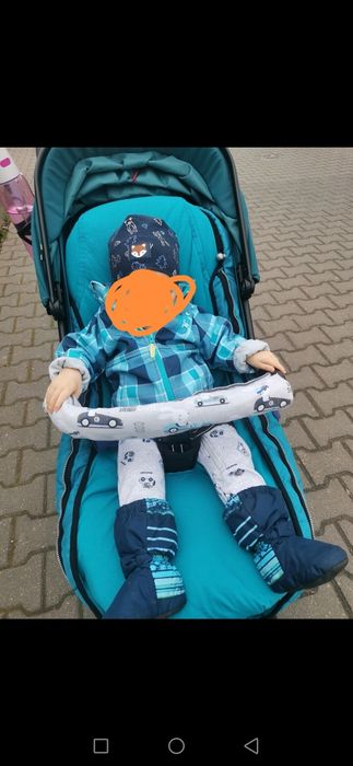 Śpiwór do wózka guinyy polarowy turkusowy
