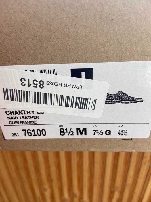 Чоловічі шкіряні туфлі Clark's , р. 41,5