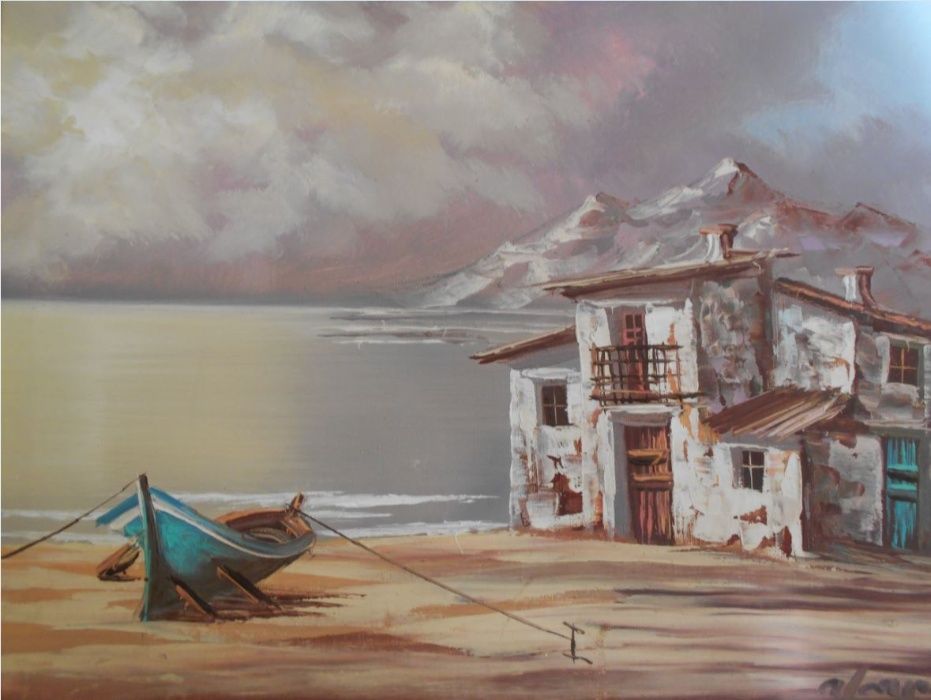 Bonita pintura ORIGINAL assinada e emoldurada.