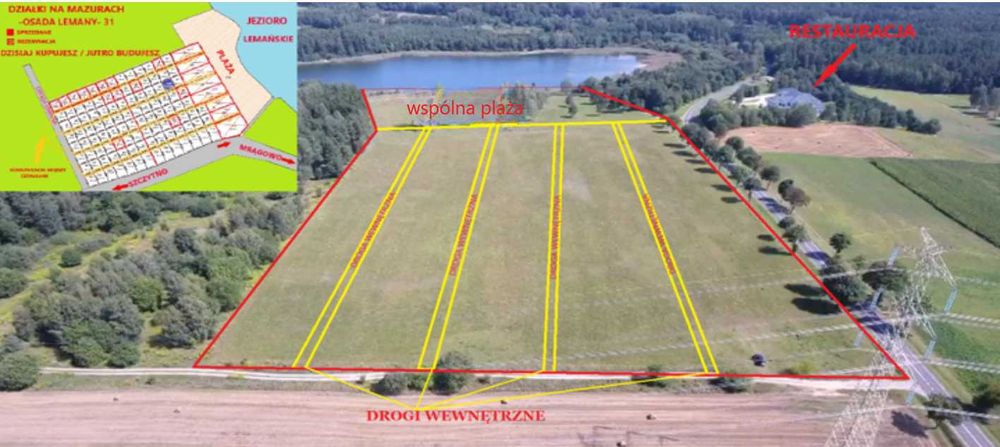 Działka Osada Lemany