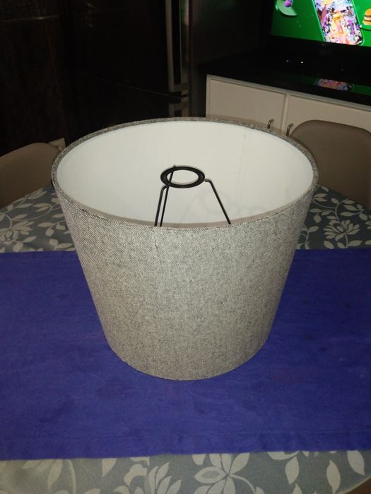 Abajur cinza claro Alinhado AREA STORE