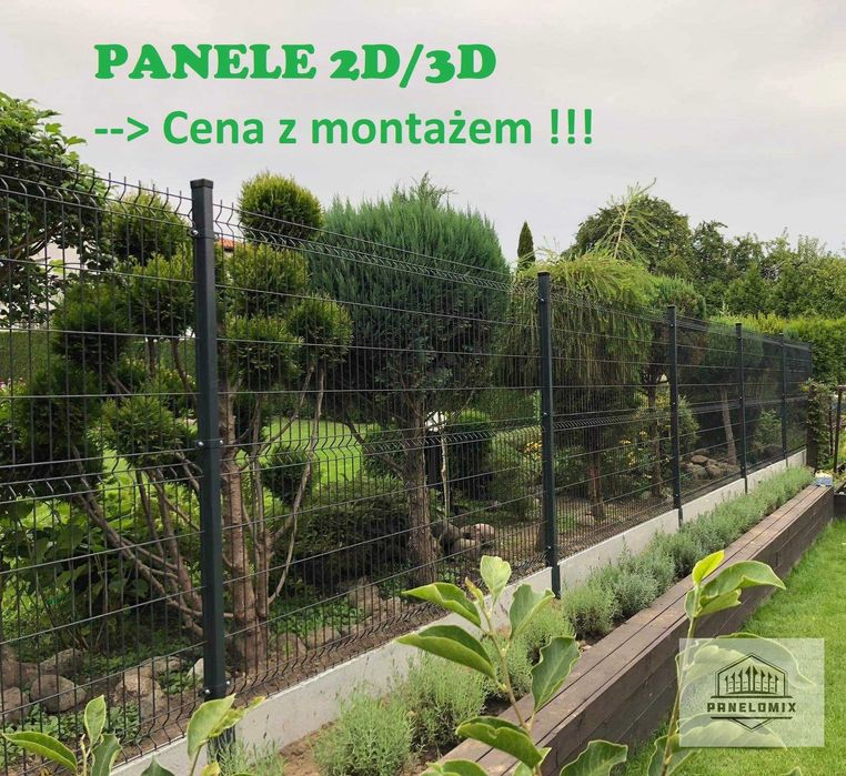 Ogrodzenie panelowe fi4 153 Cena z montażem