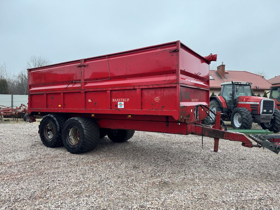 Przyczepa rolnicza BAASTRUP 16 TON - Tandem 18 ton