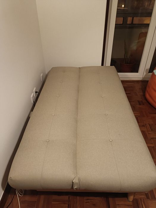 Sofá reclinável/cama de 2 lugares