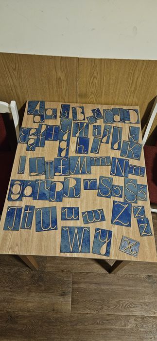 Montesorii - Nauczanie domowe - Alfabet dla dzieci | Zestaw literek do