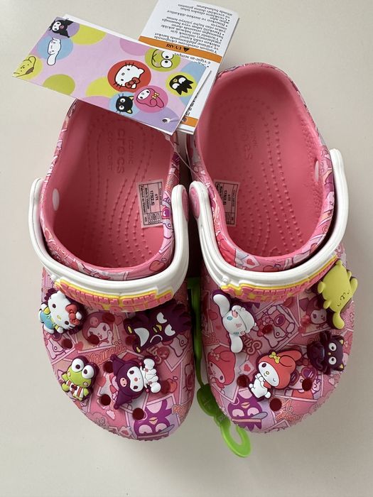Crocs Hello Kitty r.28/29 C11 klapki chodaki nowe Krakow gratis piny