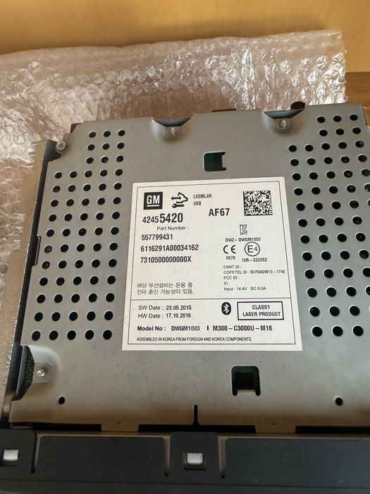 Магнітола Ravon R2/Chevrolet Spark M300