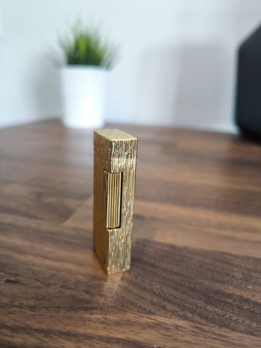 Isqueiro Dunhill Rollagas Vintage – Banhado a Ouro (Swiss Made)