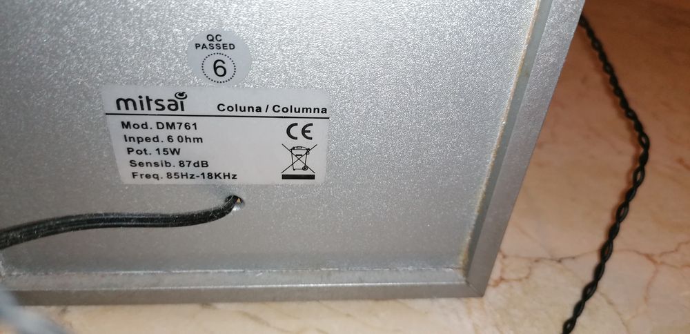 VENDO sistema de som micro MITSAI com DVD modelo DM761