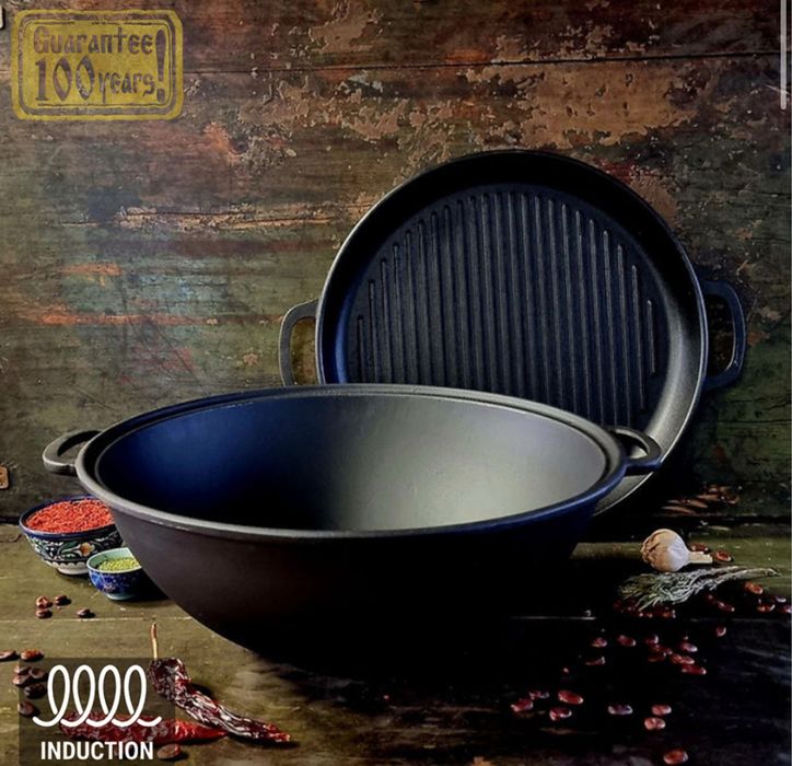 Казан чавунний наша майстерня / чугунный казан / чугунный котелок