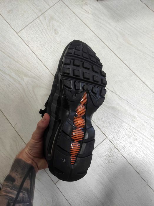 (1965) Чоловічі Кросівки Nike Air Max 95 чорні (41-46) найк найки