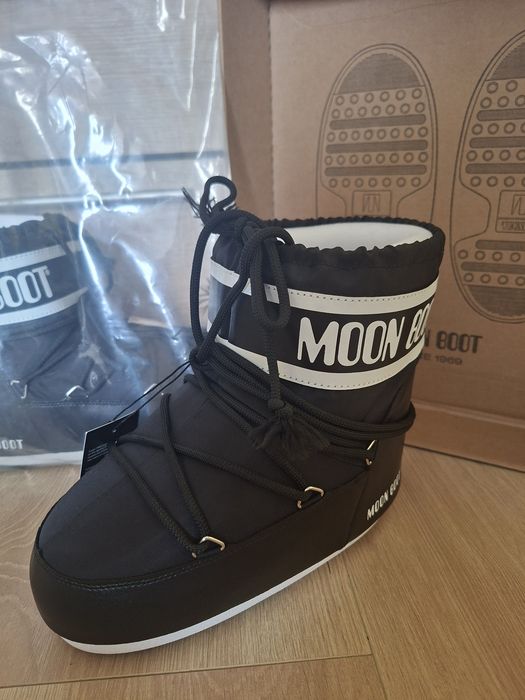 Moon Boot Icon Nylon czarne rozm. 35/38