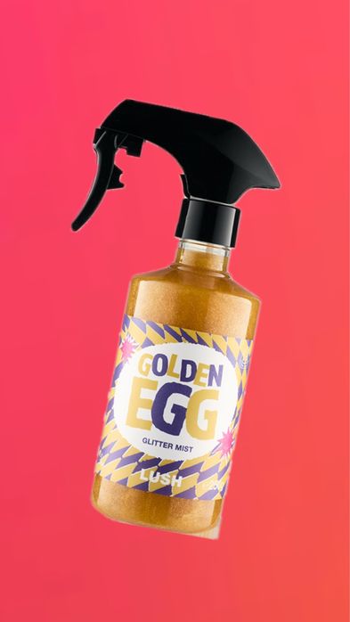 Golden Egg Glitter Mist Spray brokatowa mgiełka Lush 250g