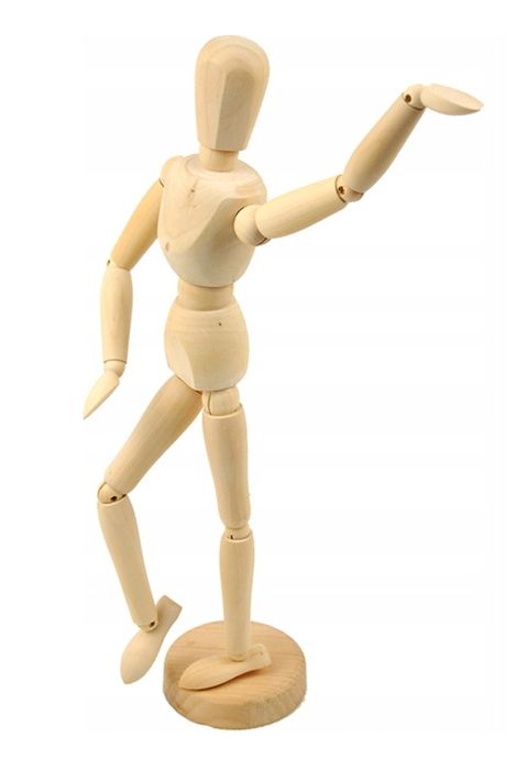 drewniany manekin do rysunku i nie tylko