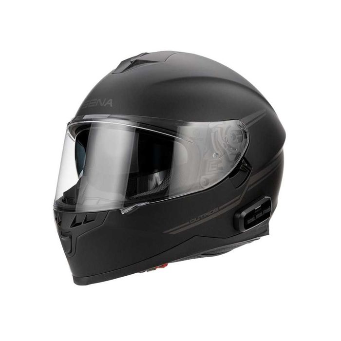 Шолом Sena Outride Bluetooth M-57-58см Type-C ЧОРНИЙ