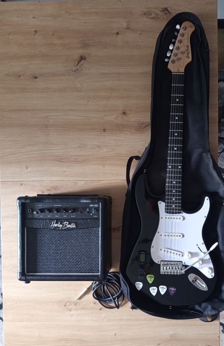 gitara elektryczną Harley Benton ST-20 BK Standard Series