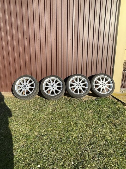 Oryginalne Alufelgi Mercedes 17" + Opony Dunlop | Stan Super!