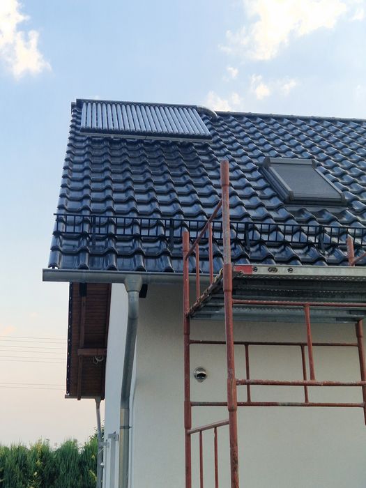 Zestaw kolektor słoneczny rurowy płaski