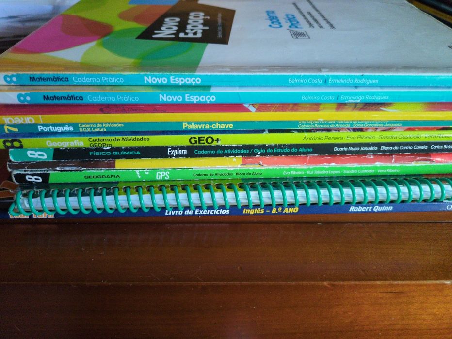 Cadernos Atividades 8º ano
