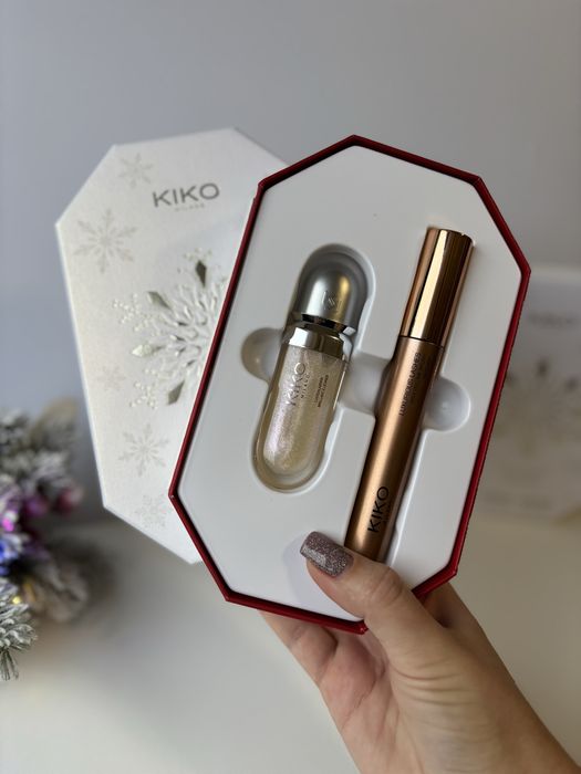 Подарунковий набір Kiko Milano 2026. Набір Кіко Мілано. Блиск Туш Кико