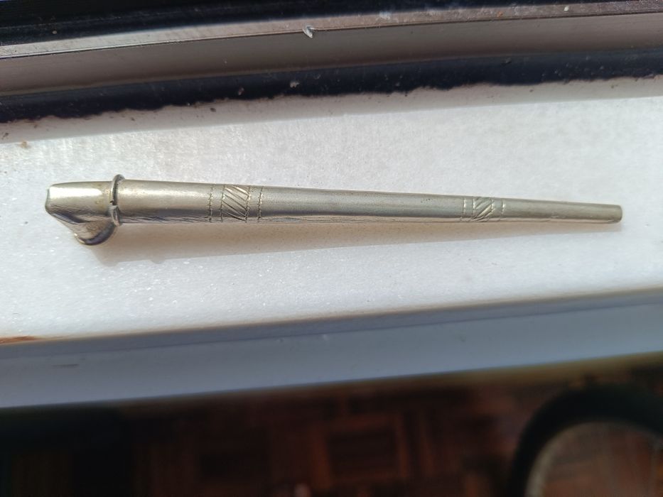 Cachimbo antigo em estanho