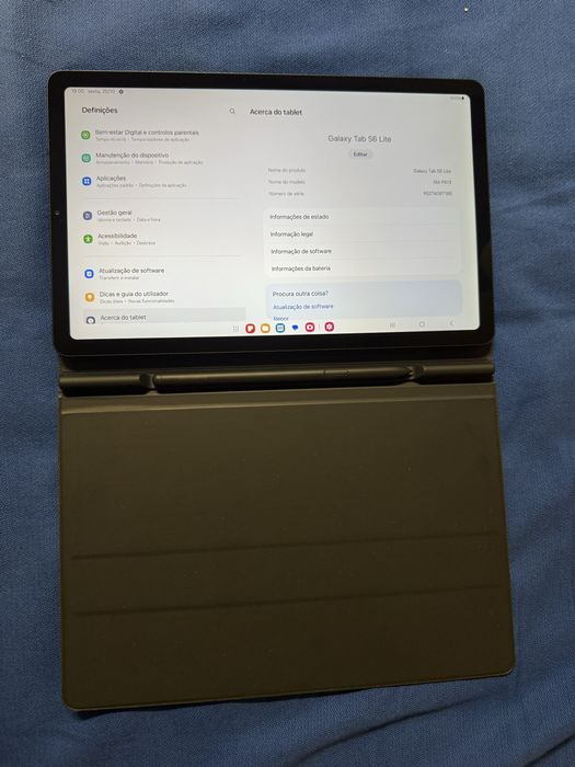 Samsung Galaxy Tab S6 Lite 2022 (SM-P613) + S Pen + Capa de Proteção