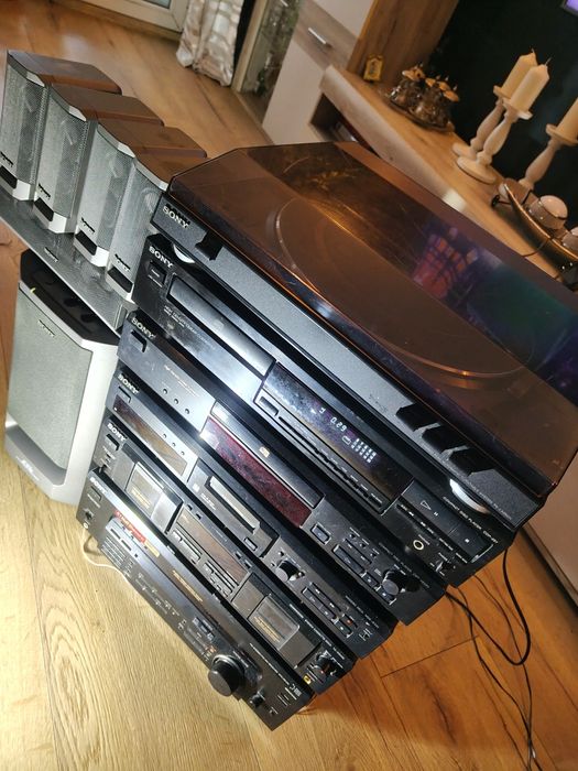 Sony wieża zestaw 6 el